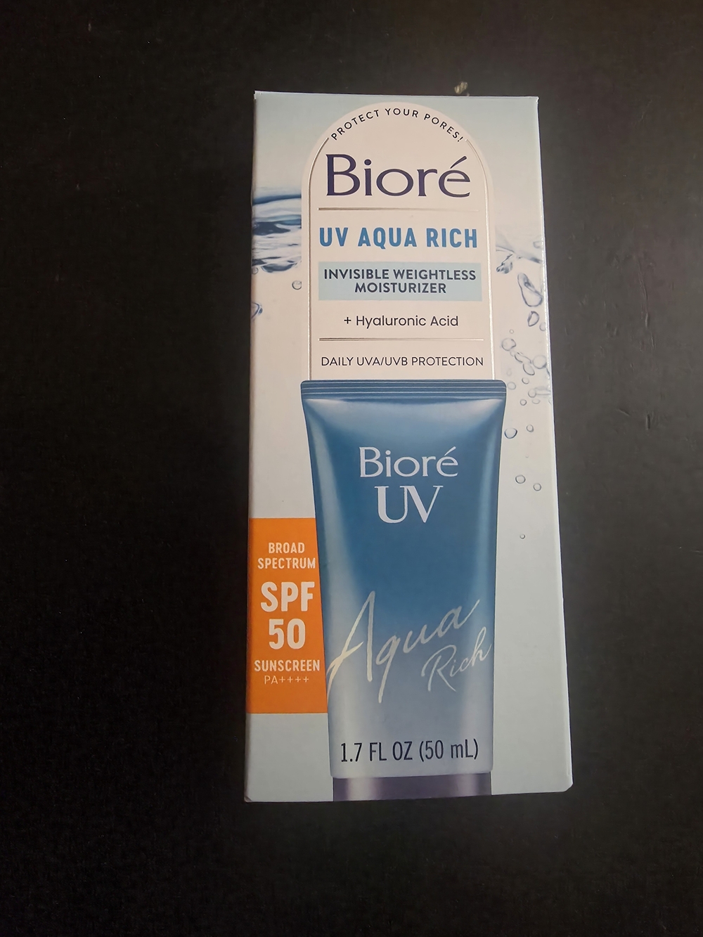 UV Aqua Rich SPF 50 Invisible Weightless Moisturizer